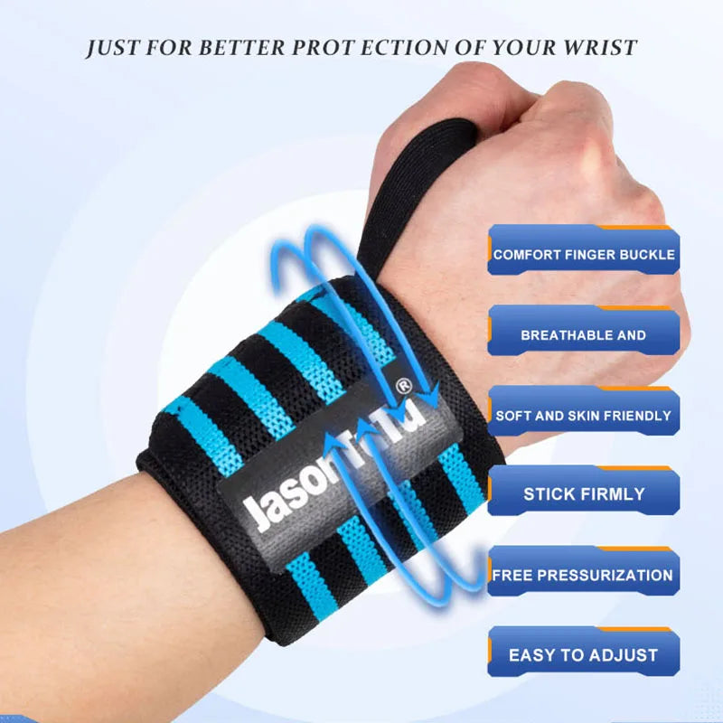 Elastic Wrist Support Strap – Sports & Weightlifting Guard